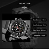 NAVIFORCE 9153 100% ORIGINAL BLACK OR BLUE