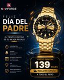 NAVIFORCE 9234 GOLD BLACK