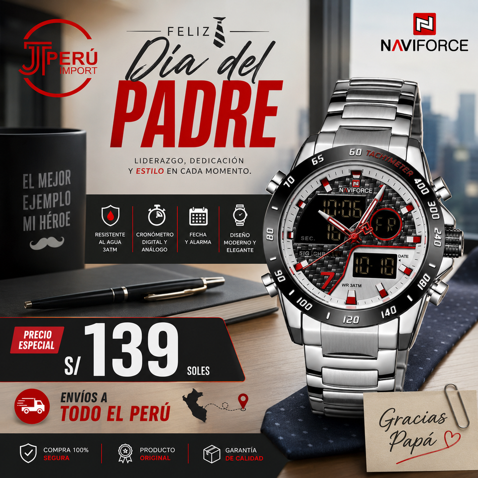 RELOJ NAVIFORCE 9171 SILVER R - FB