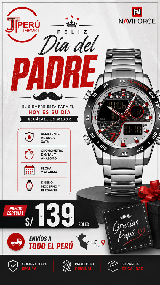 RELOJ NAVIFORCE 9171 SILVER R - FB