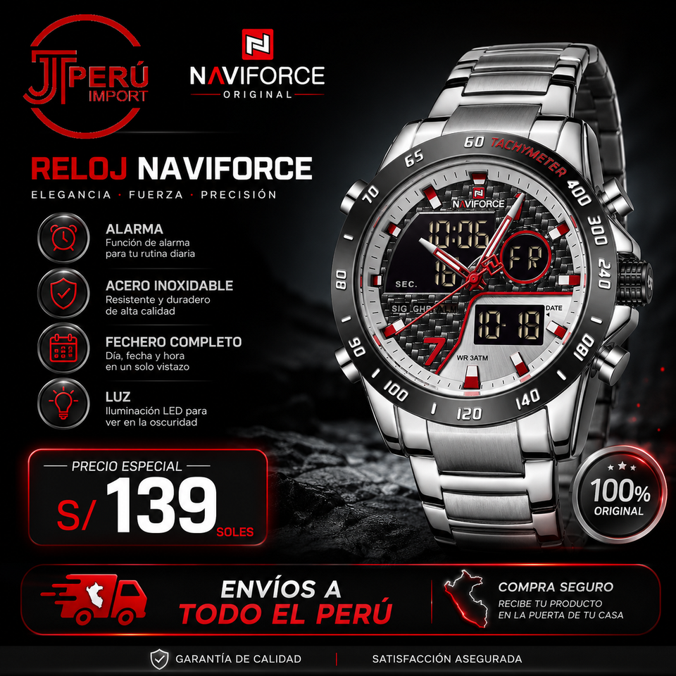 RELOJ NAVIFORCE 9171 SILVER R - FB