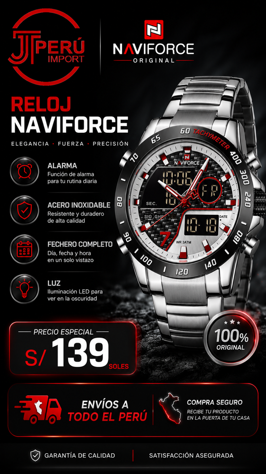 RELOJ NAVIFORCE 9171 SILVER R - FB