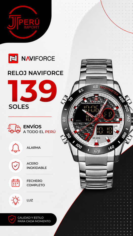 RELOJ NAVIFORCE 9171 SILVER R - FB