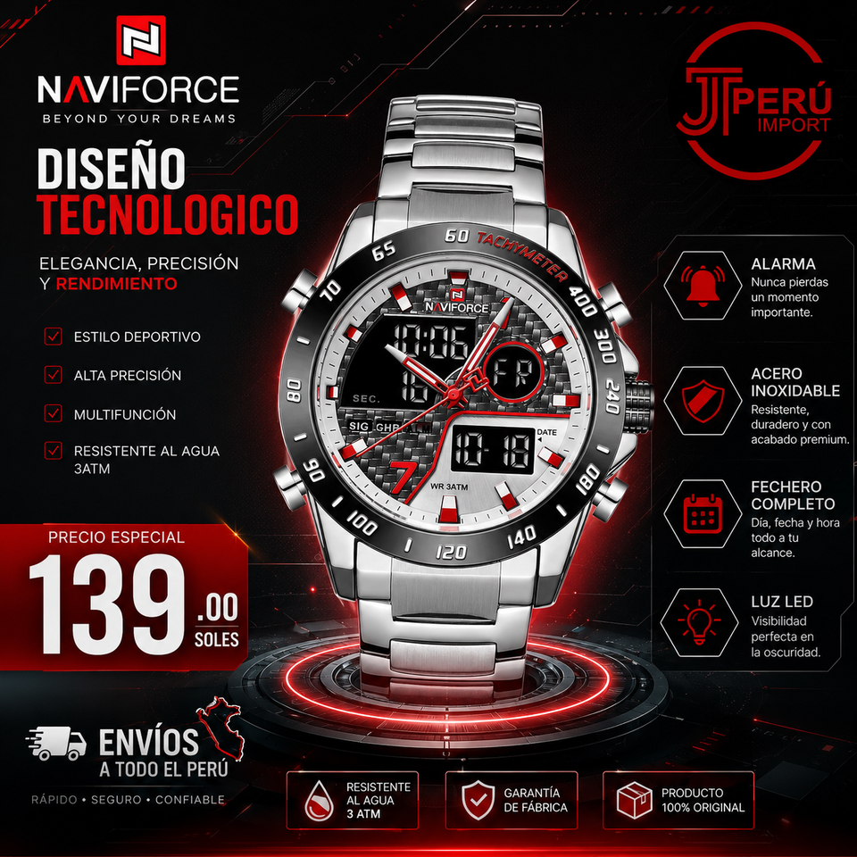 RELOJ NAVIFORCE 9171 SILVER R - FB