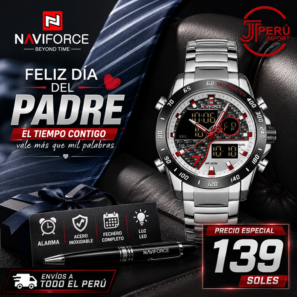 RELOJ NAVIFORCE 9171 SILVER R - FB
