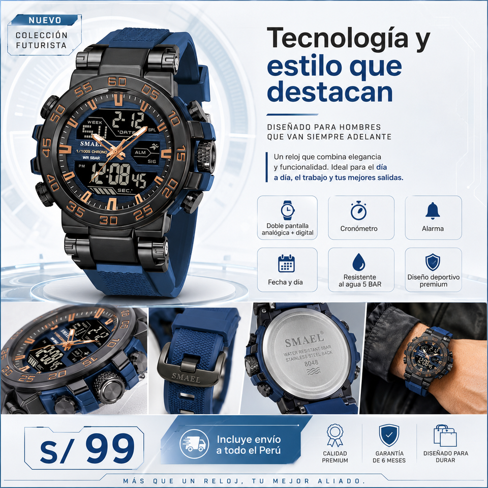SMAEL 8139 BLUE GR
