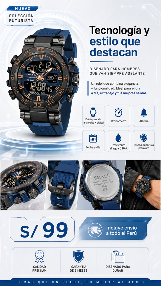 SMAEL 8139 BLUE GR