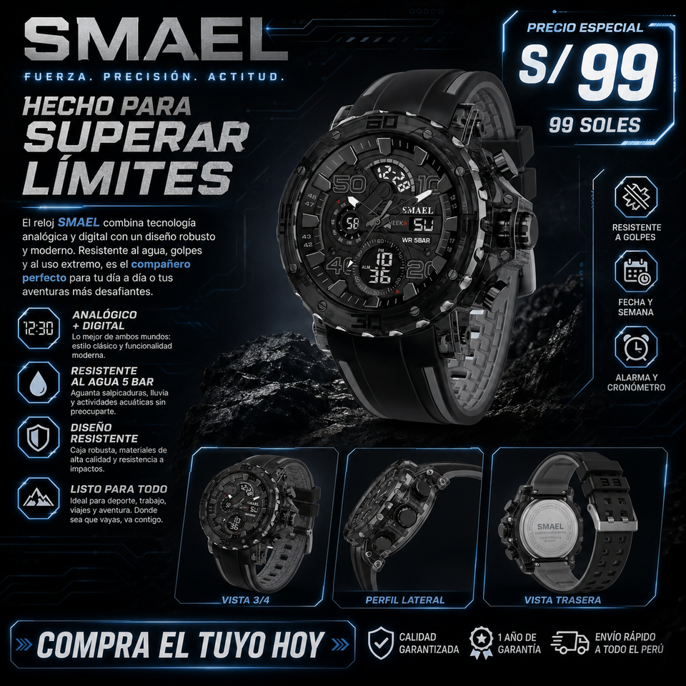SMAEL 8136 BLACK