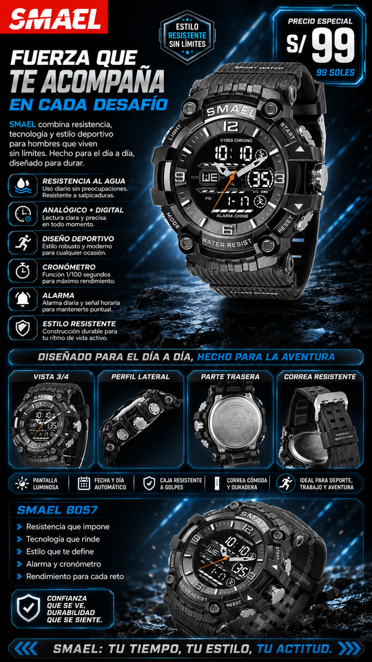 SMAEL 8092 BLACK