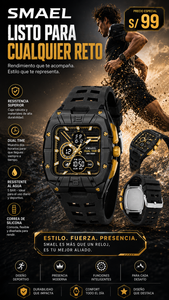 SMAEL 8135 GOLD BLACK