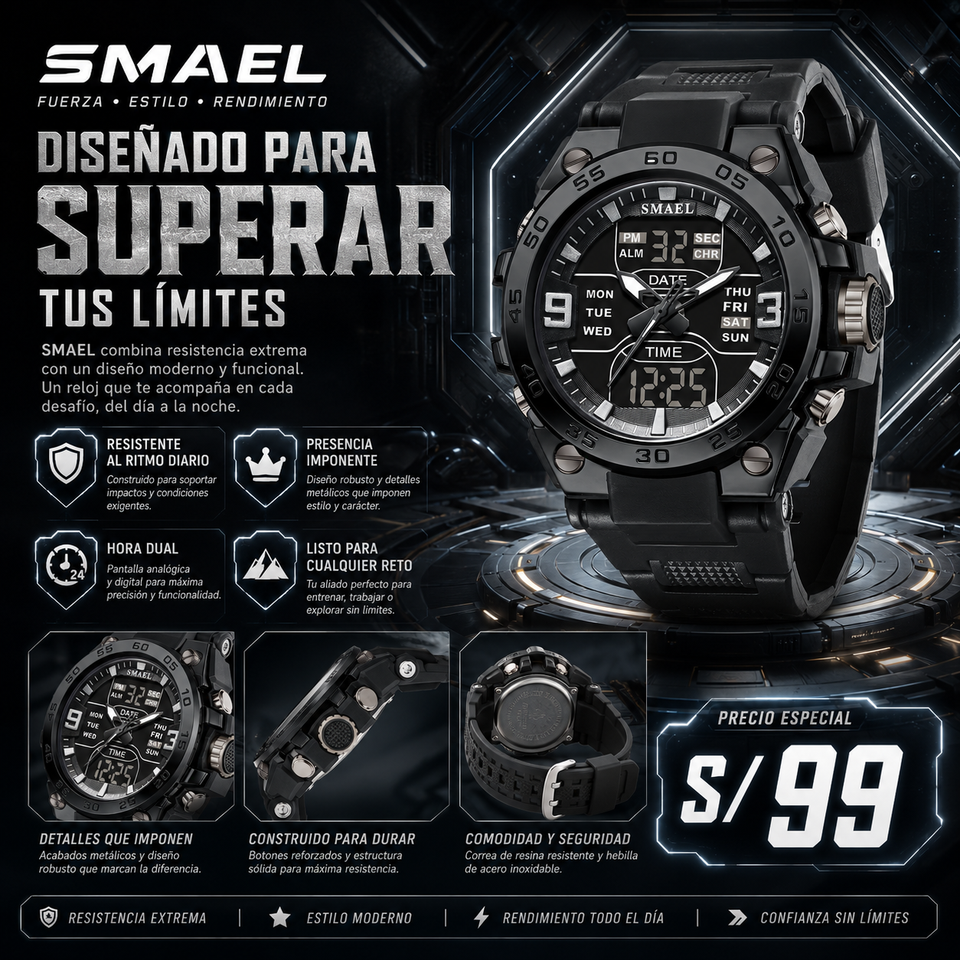 SMAEL 8138 BLACK