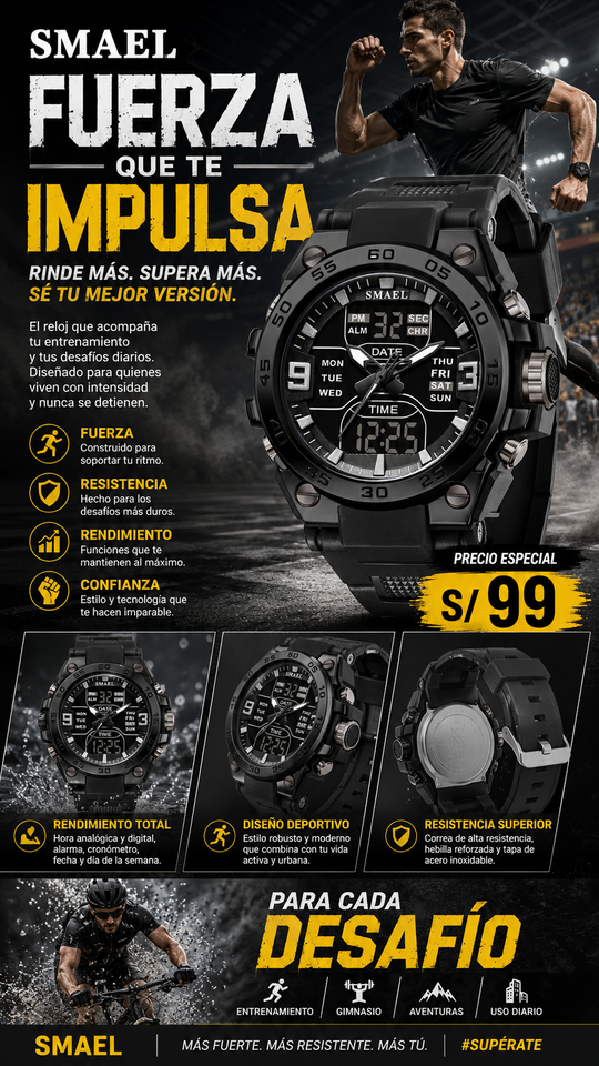 SMAEL 8138 BLACK