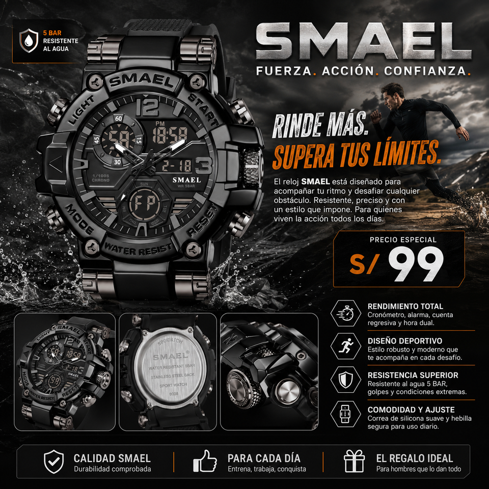 SMAEL 8110 BLACK