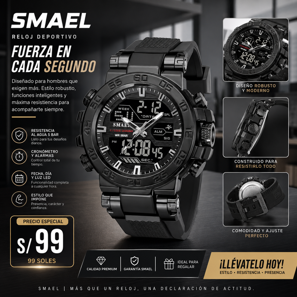 SMAEL 8139 BLACK