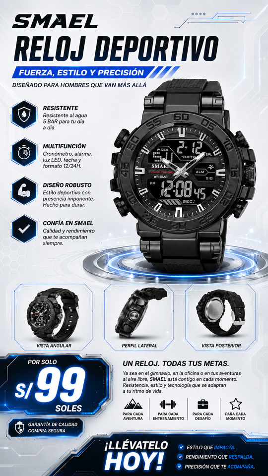 SMAEL 8139 BLACK