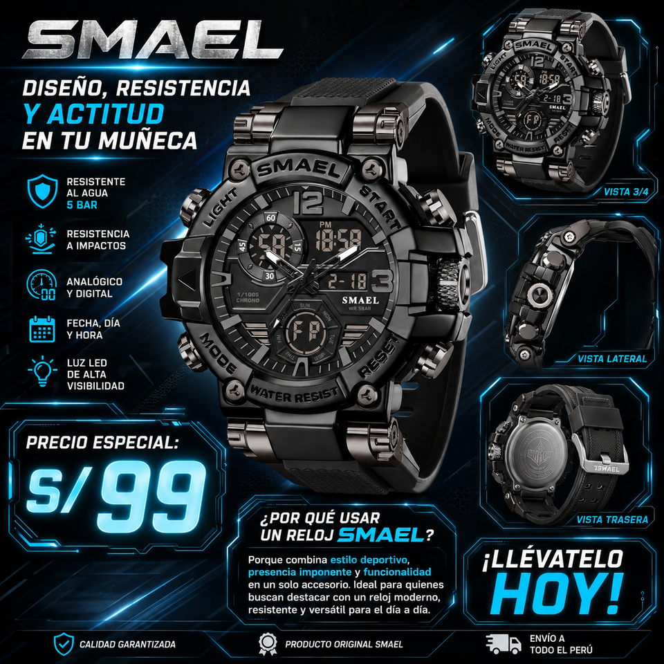 SMAEL 8110 BLACK