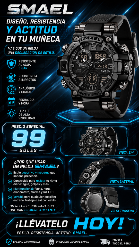 SMAEL 8110 BLACK