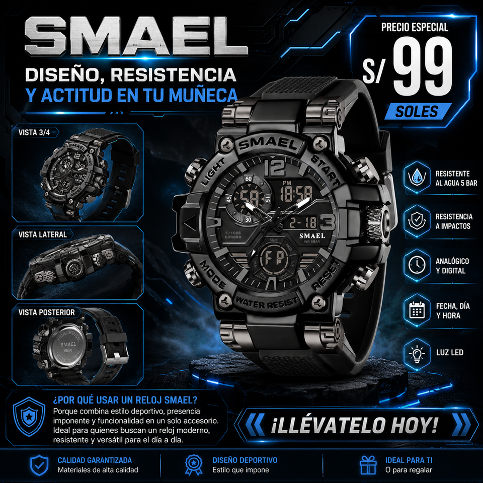 SMAEL 8110 BLACK