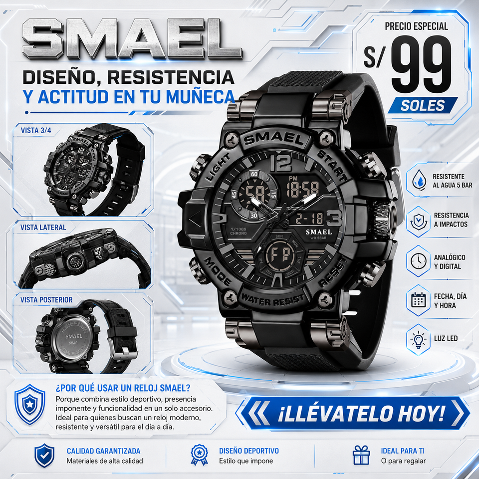 SMAEL 8110 BLACK