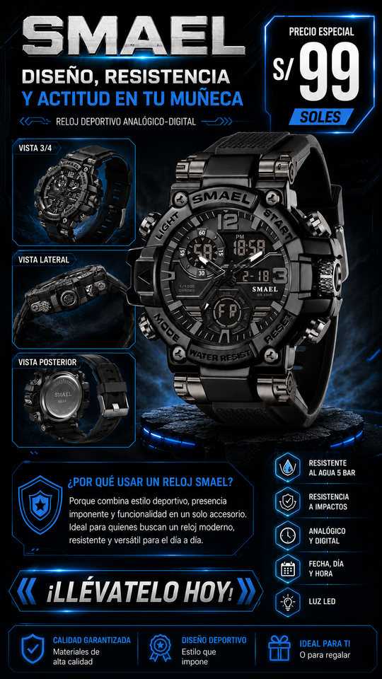 SMAEL 8110 BLACK