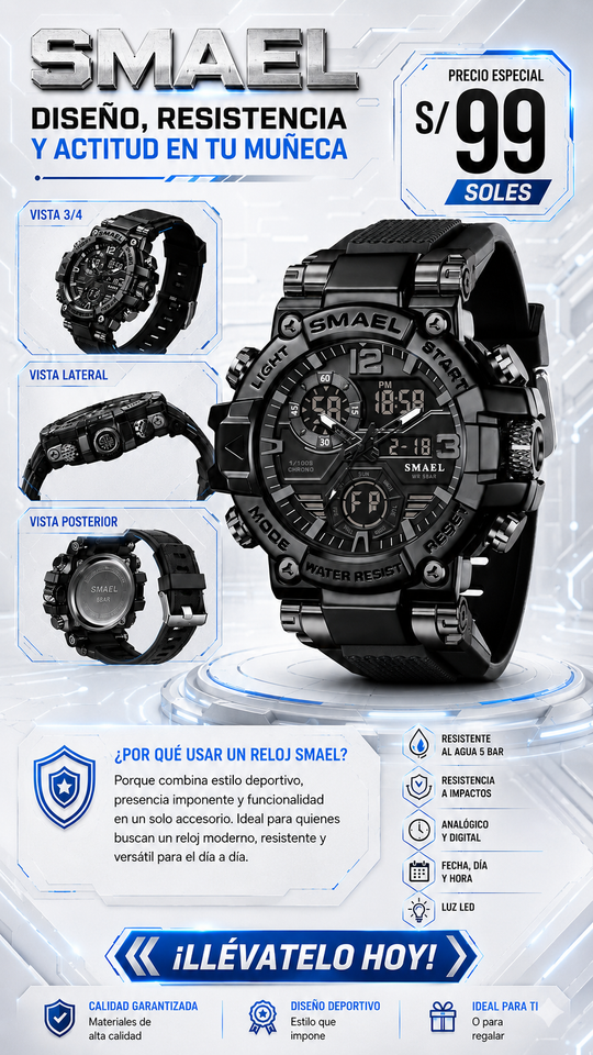 SMAEL 8110 BLACK