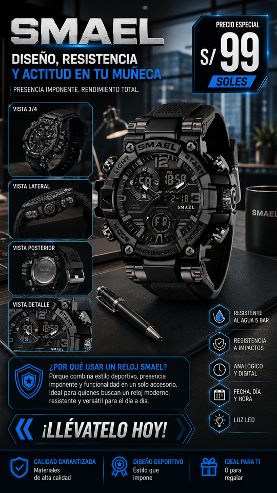 SMAEL 8110 BLACK