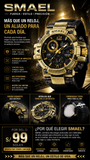 SMAEL 8110 GOLD BLACK