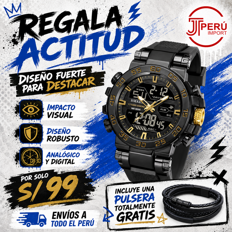 SMAEL 8139 GOLD BLACK