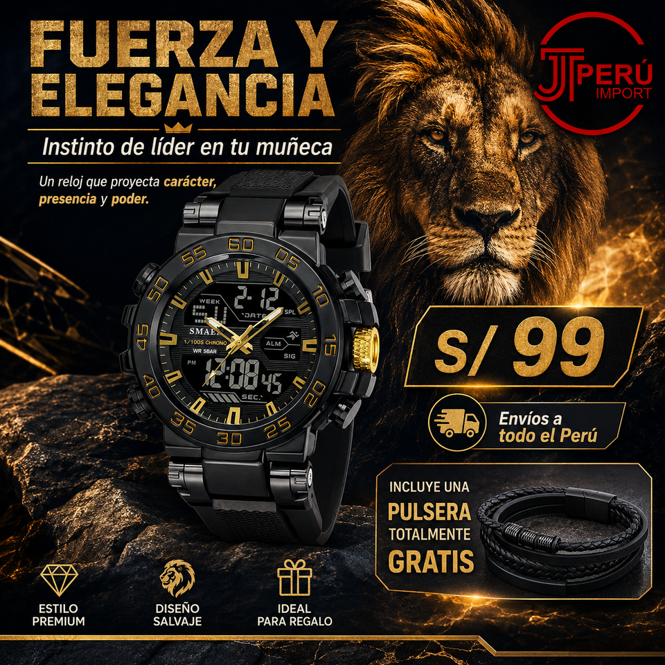 SMAEL 8139 GOLD BLACK