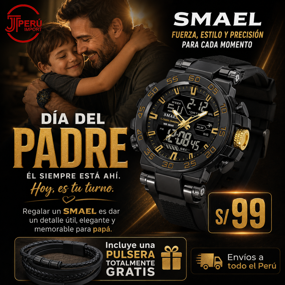 SMAEL 8139 GOLD BLACK