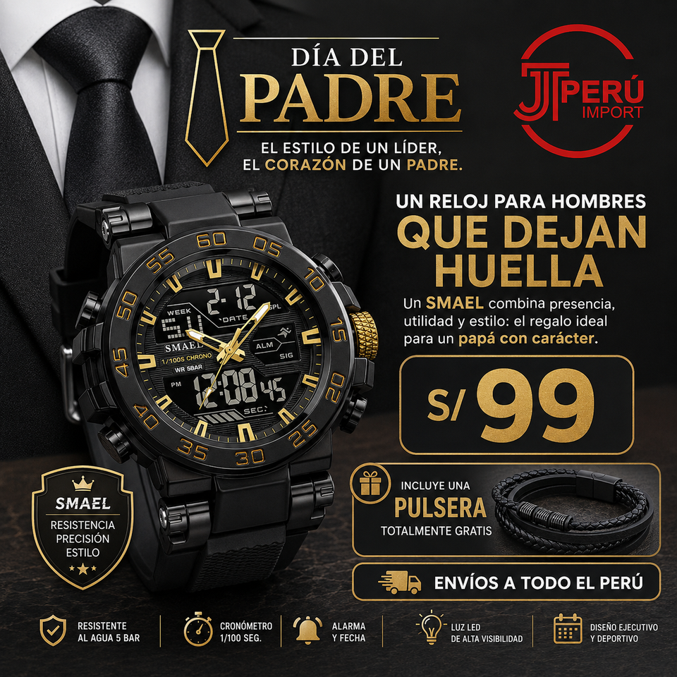 SMAEL 8139 GOLD BLACK