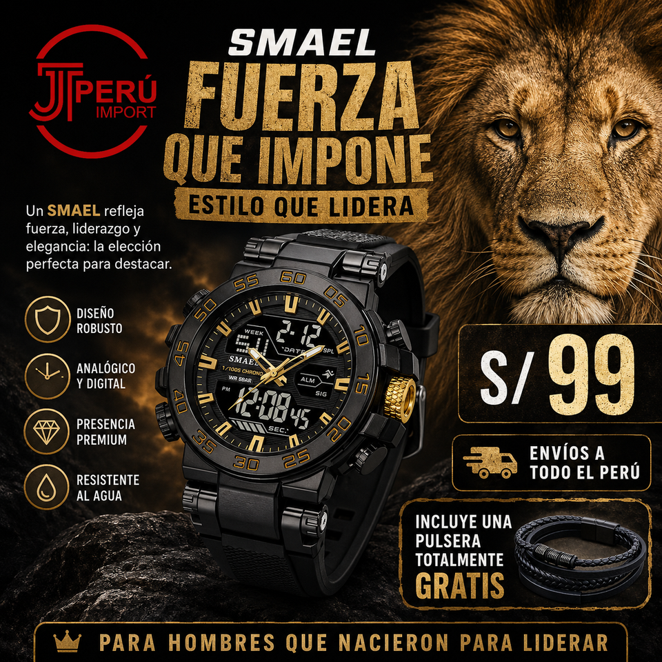 SMAEL 8139 GOLD BLACK