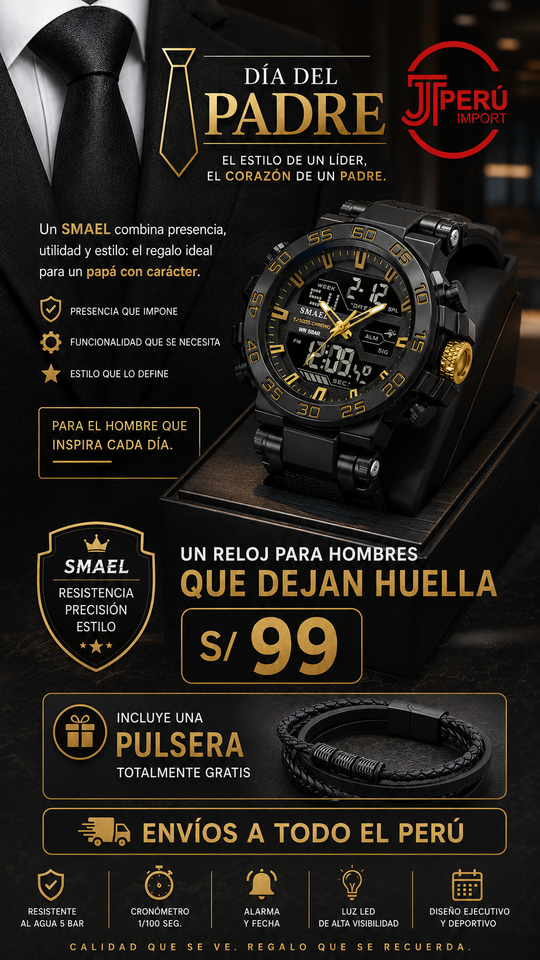 SMAEL 8139 GOLD BLACK