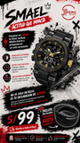 SMAEL 8139 GOLD BLACK