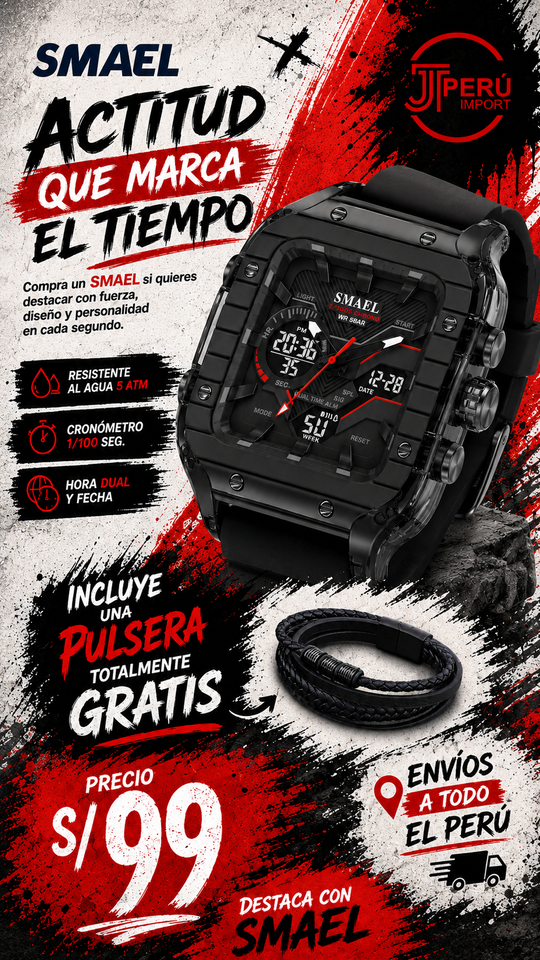 SMAEL  8133 BLACK