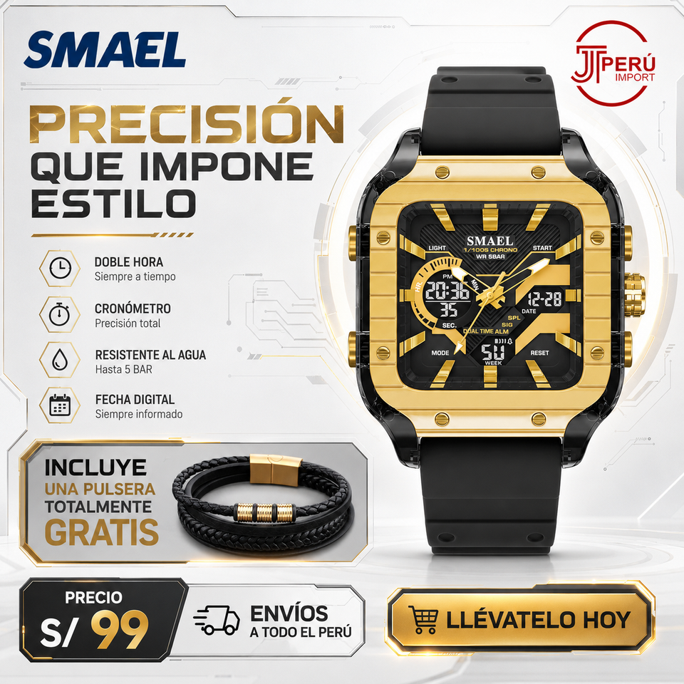 SMAEL 8133 GOLD BLACK