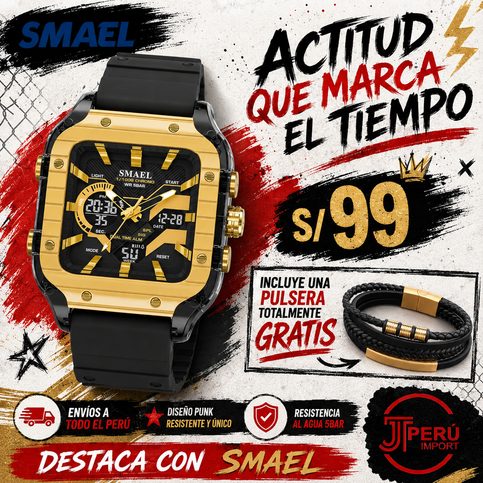 SMAEL 8133 GOLD BLACK