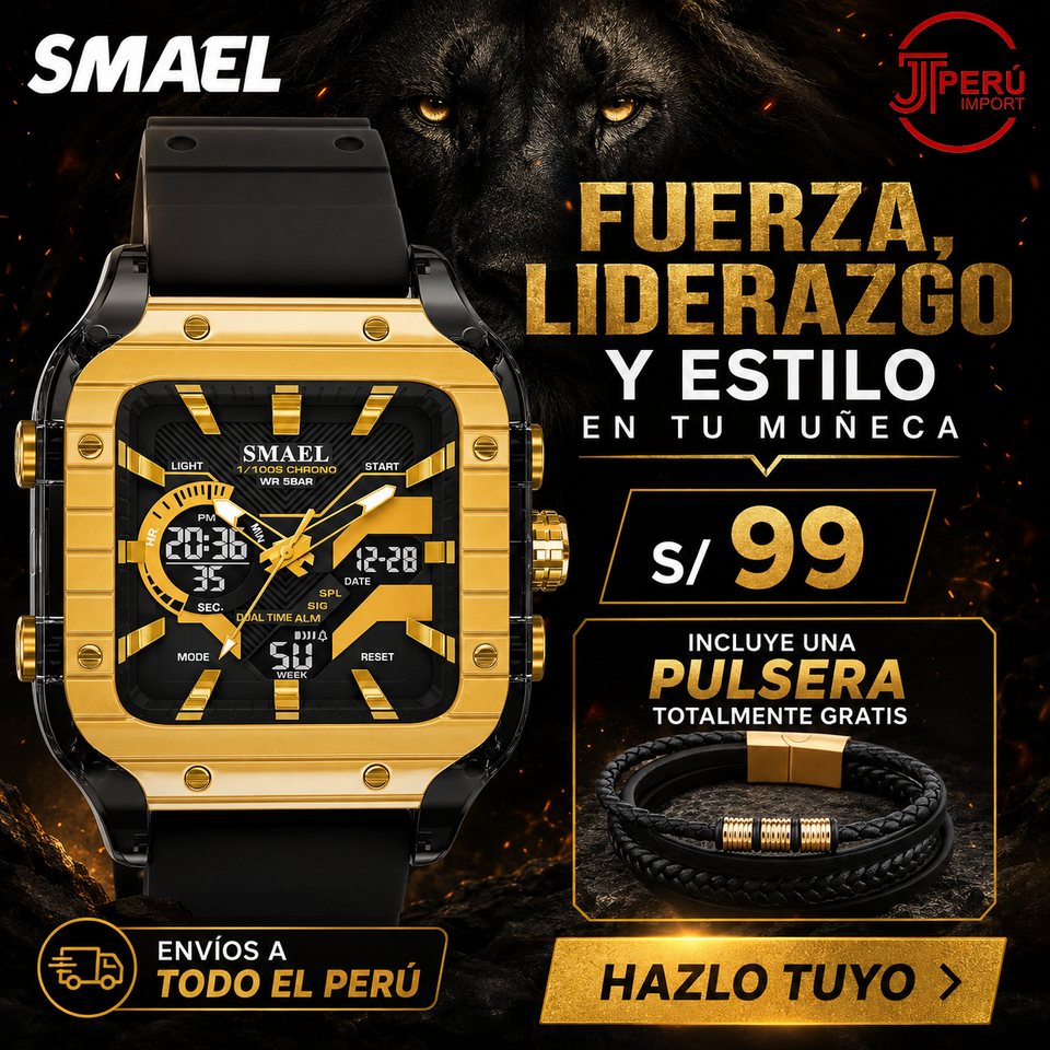 SMAEL 8133 GOLD BLACK