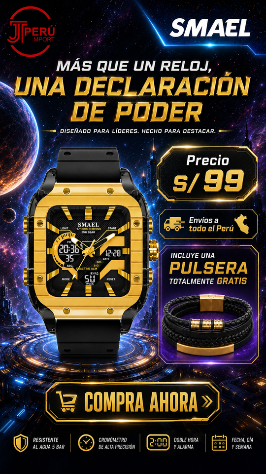 SMAEL 8133 GOLD BLACK