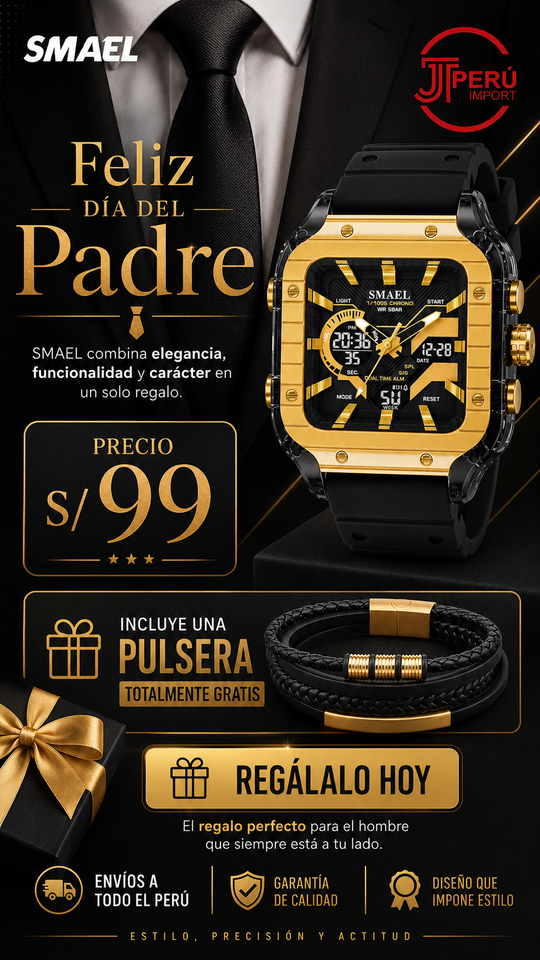 SMAEL 8133 GOLD BLACK