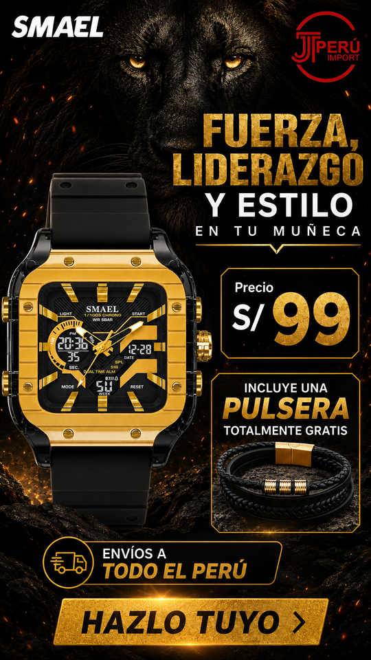 SMAEL 8133 GOLD BLACK