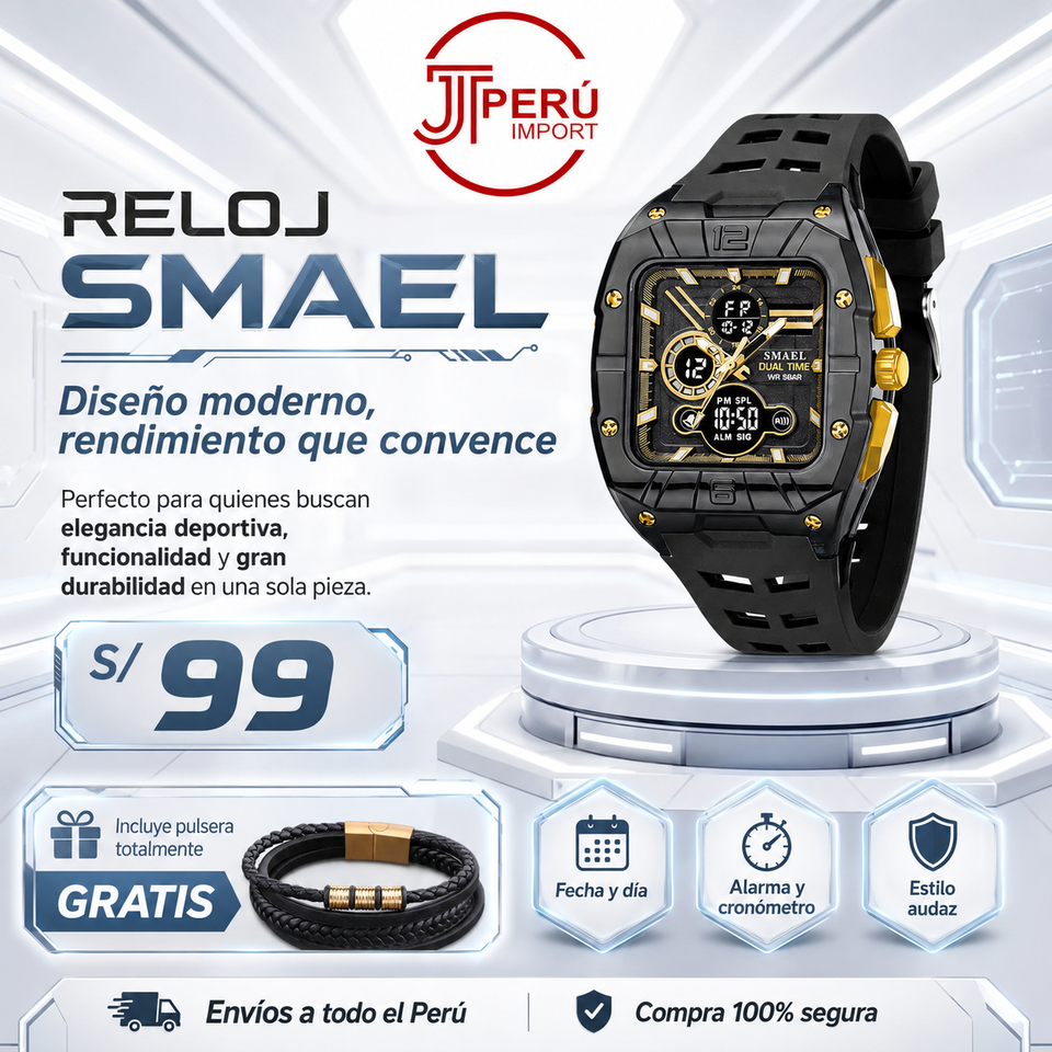 SMAEL 8135 GOLD BLACK