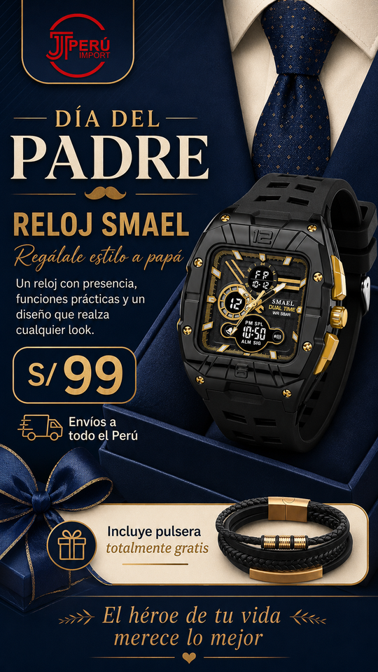 SMAEL 8135 GOLD BLACK