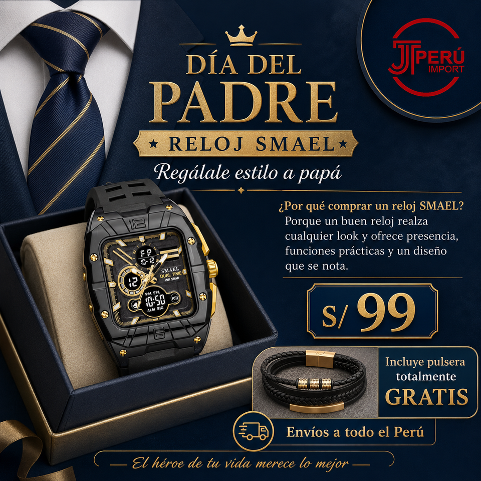 SMAEL 8135 GOLD BLACK
