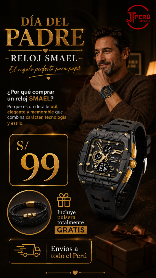 SMAEL 8135 GOLD BLACK