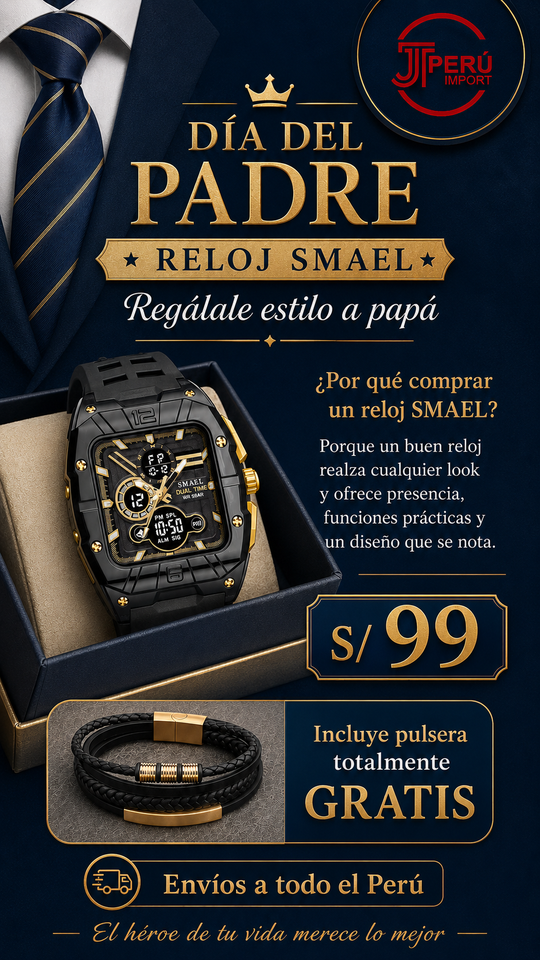SMAEL 8135 GOLD BLACK
