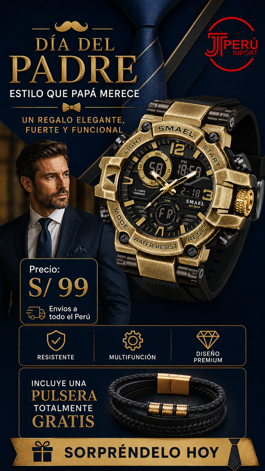 SMAEL 8110 GOLD BLACK