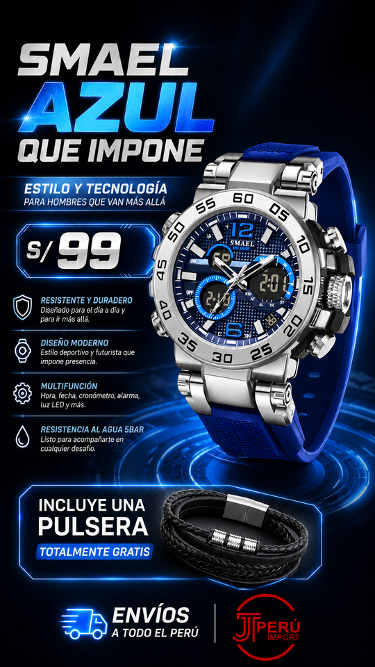 SMAEL 8106 SILVER BL