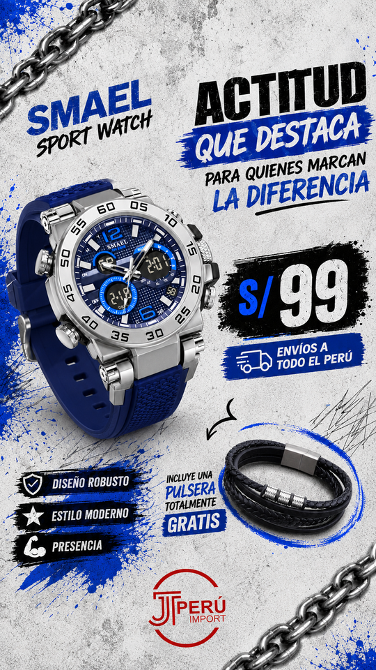 SMAEL 8106 SILVER BL