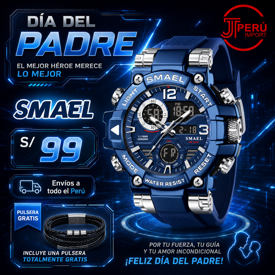 SMAEL 8110 SILVER BLUE